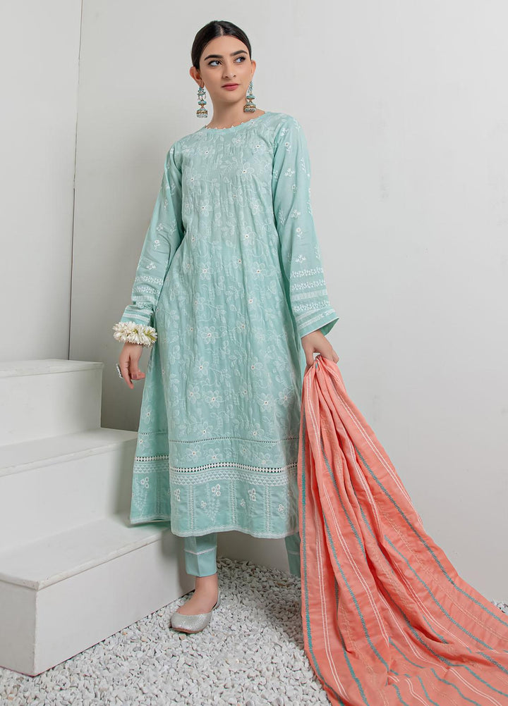 Lakhany Embroidered Lawn Suits Unstitched 3 Piece LSM21LK LEC-8025 - Festive Collection