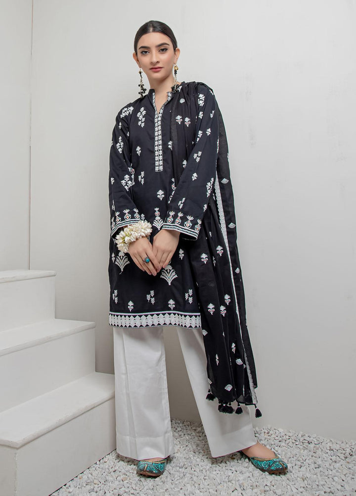 Lakhany Embroidered Lawn Suits Unstitched 3 Piece LSM21LK LEC-8026 - Festive Collection