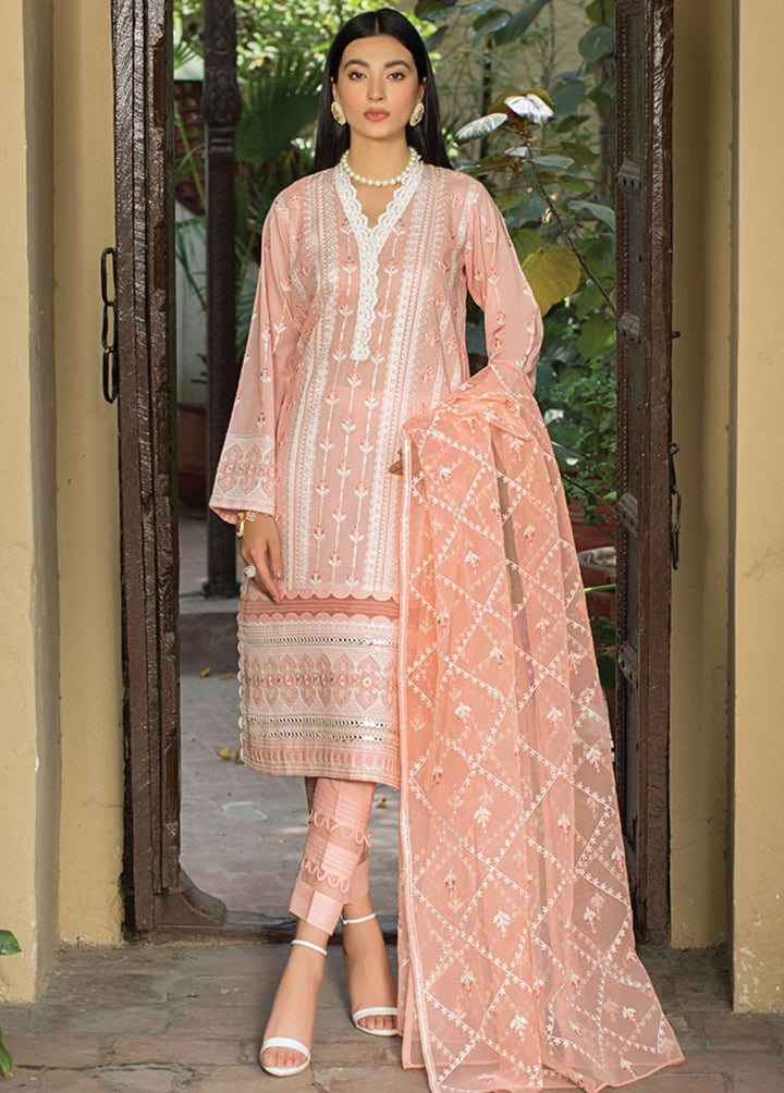 Lakhany Embroidered  Suits Unstitched 3 Piece LSM23LF LED-4012 - Festive Collection