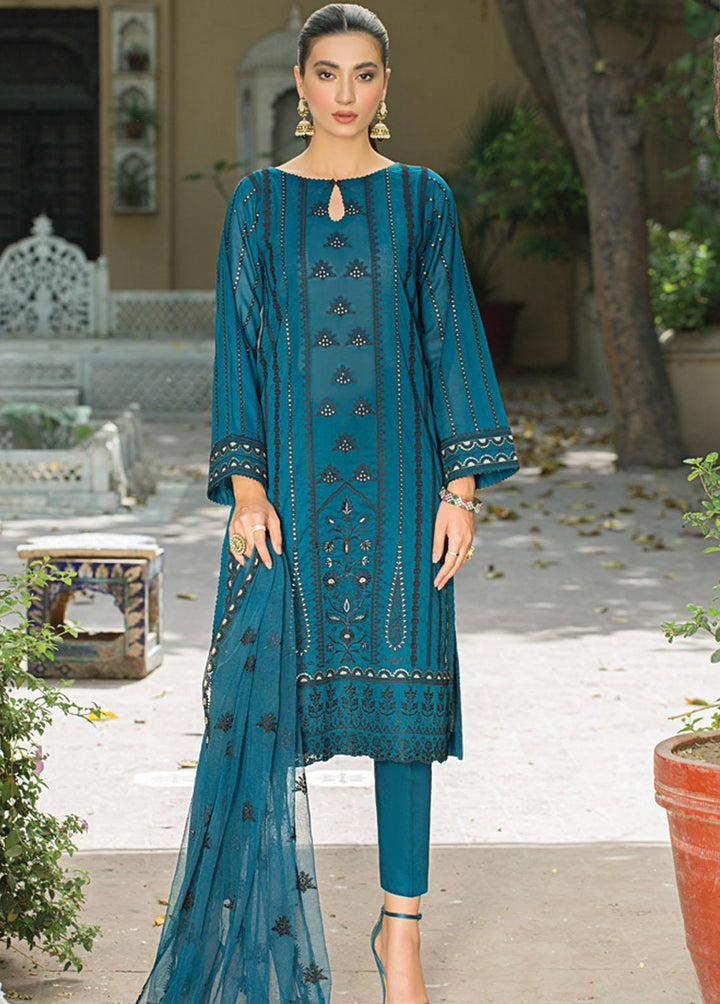 Lakhany Embroidered  Suits Unstitched 3 Piece LSM23LF LED-4014 - Festive Collection