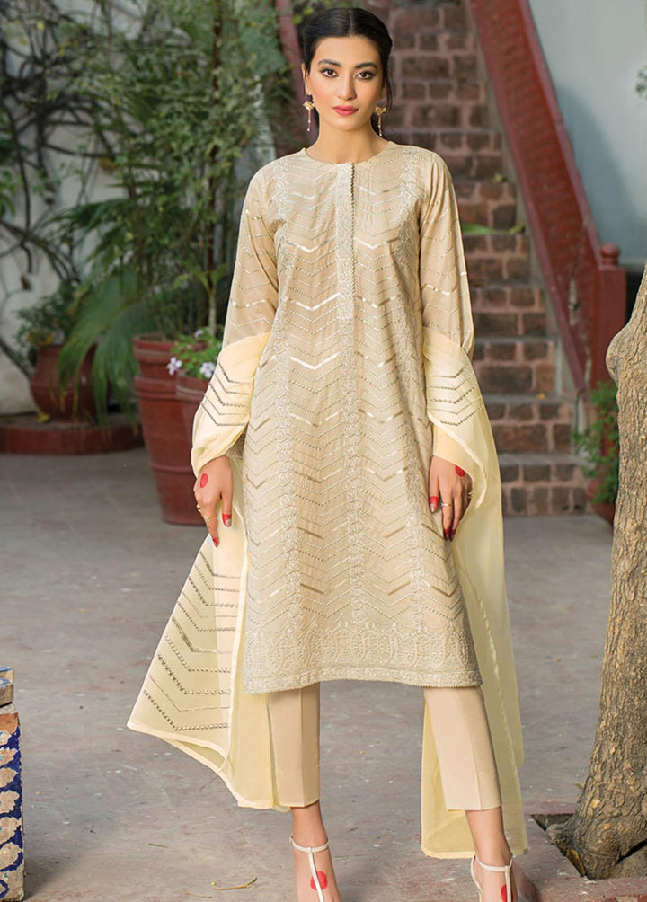 Lakhany Embroidered  Suits Unstitched 3 Piece LSM23LF LED-4015 - Festive Collection