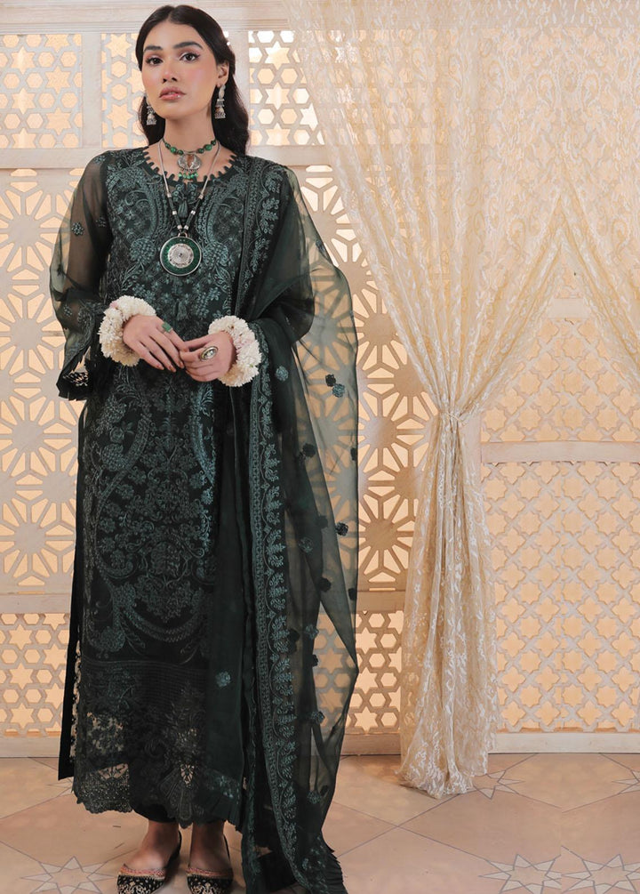 Lakhany Embroidered Organza Suits Unstitched 3 Piece LSM21LE LEC-5023 - Luxury Collection