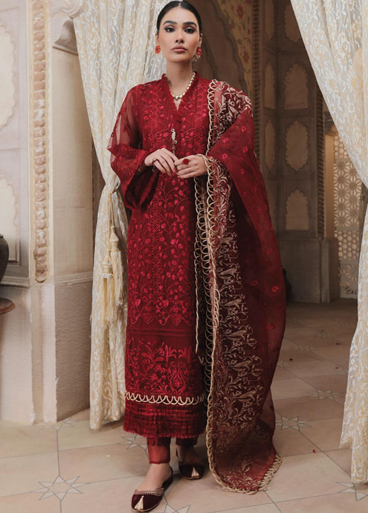 Lakhany Embroidered Organza Suits Unstitched 3 Piece LSM21LE LEC-5029 - Luxury Collection