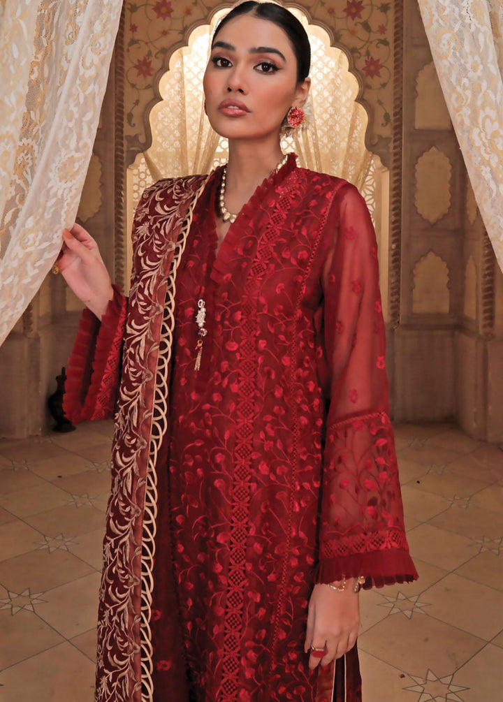Lakhany Embroidered Organza Suits Unstitched 3 Piece LSM21LE LEC-5029 - Luxury Collection