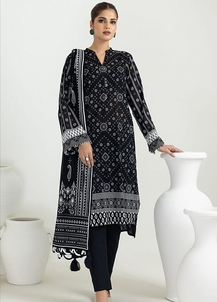 Lakhany Printed Lawn Suits Unstitched 3 Piece LSM23MC LG-AM-0038 - Summer Collection