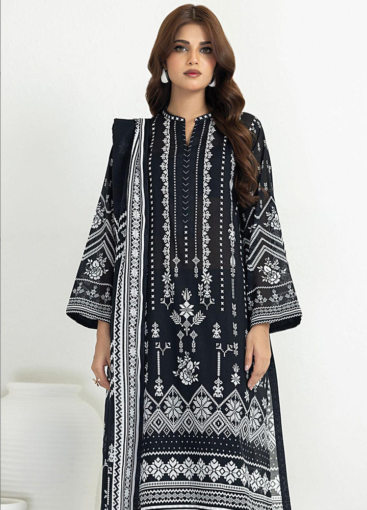 Lakhany Printed Lawn Suits Unstitched 3 Piece LSM23MC LG-RM-0003 - Summer Collection