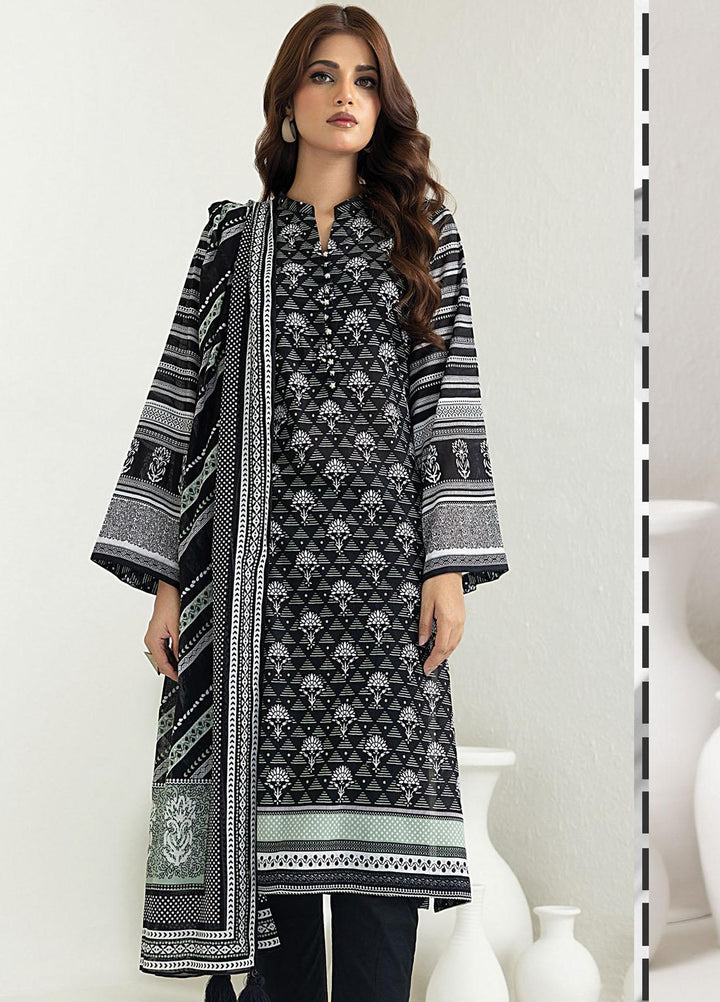 Lakhany Printed Lawn Suits Unstitched 3 Piece LSM23MC LG-ZH-0083 - Summer Collection
