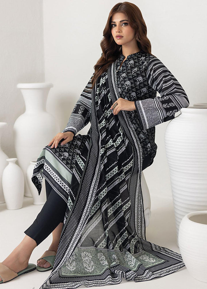Lakhany Printed Lawn Suits Unstitched 3 Piece LSM23MC LG-ZH-0083 - Summer Collection