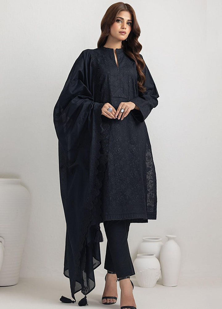 Lakhany Embroidered Lawn Suits Unstitched 3 Piece LSM23MC LG-AA-0010 - Summer Collection