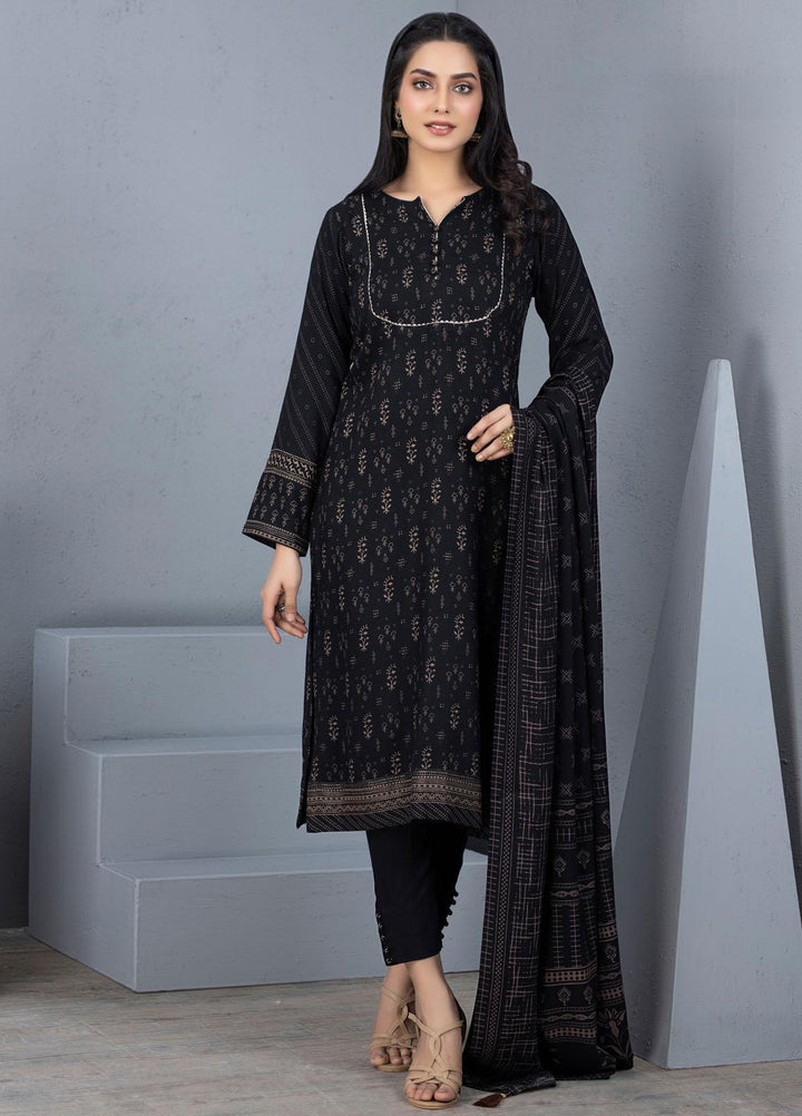 Lakhany Printed Pashmina Suits Unstitched 3 Piece LSM21PSH PPC-305-C - Winter Collection