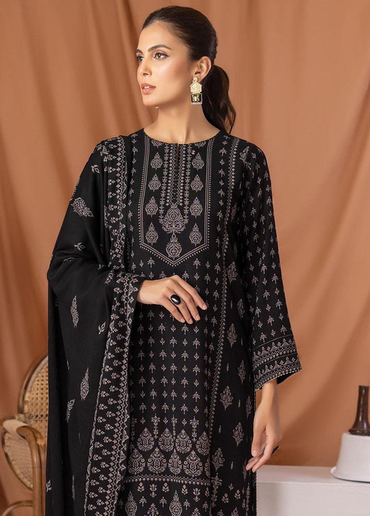 Lakhany Printed Pashmina Suits Unstitched 3 Piece LSM22P PPC-307-C - Winter Collection