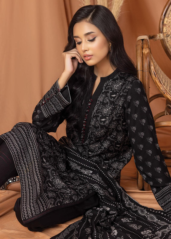Lakhany Printed Pashmina Suits Unstitched 3 Piece LSM22P PPC-308-C - Winter Collection