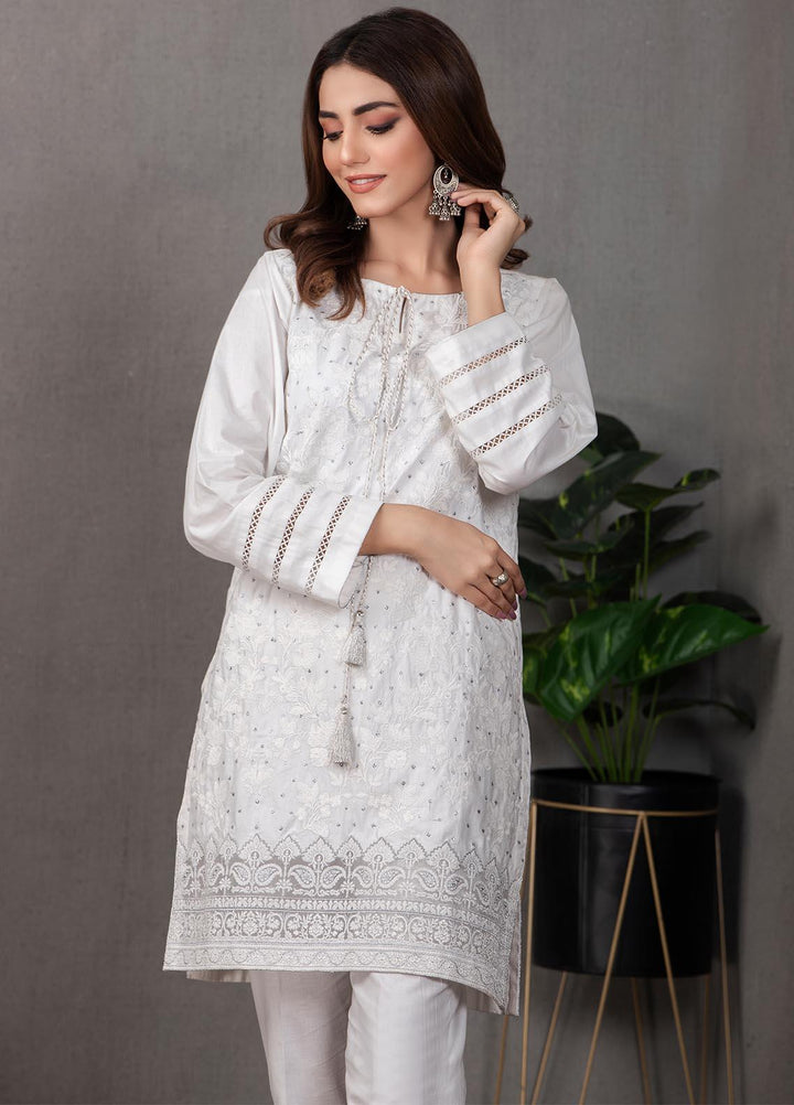 Lakhany Pret Embroidered  Cotton Kurties LSM21CW LSM-2095