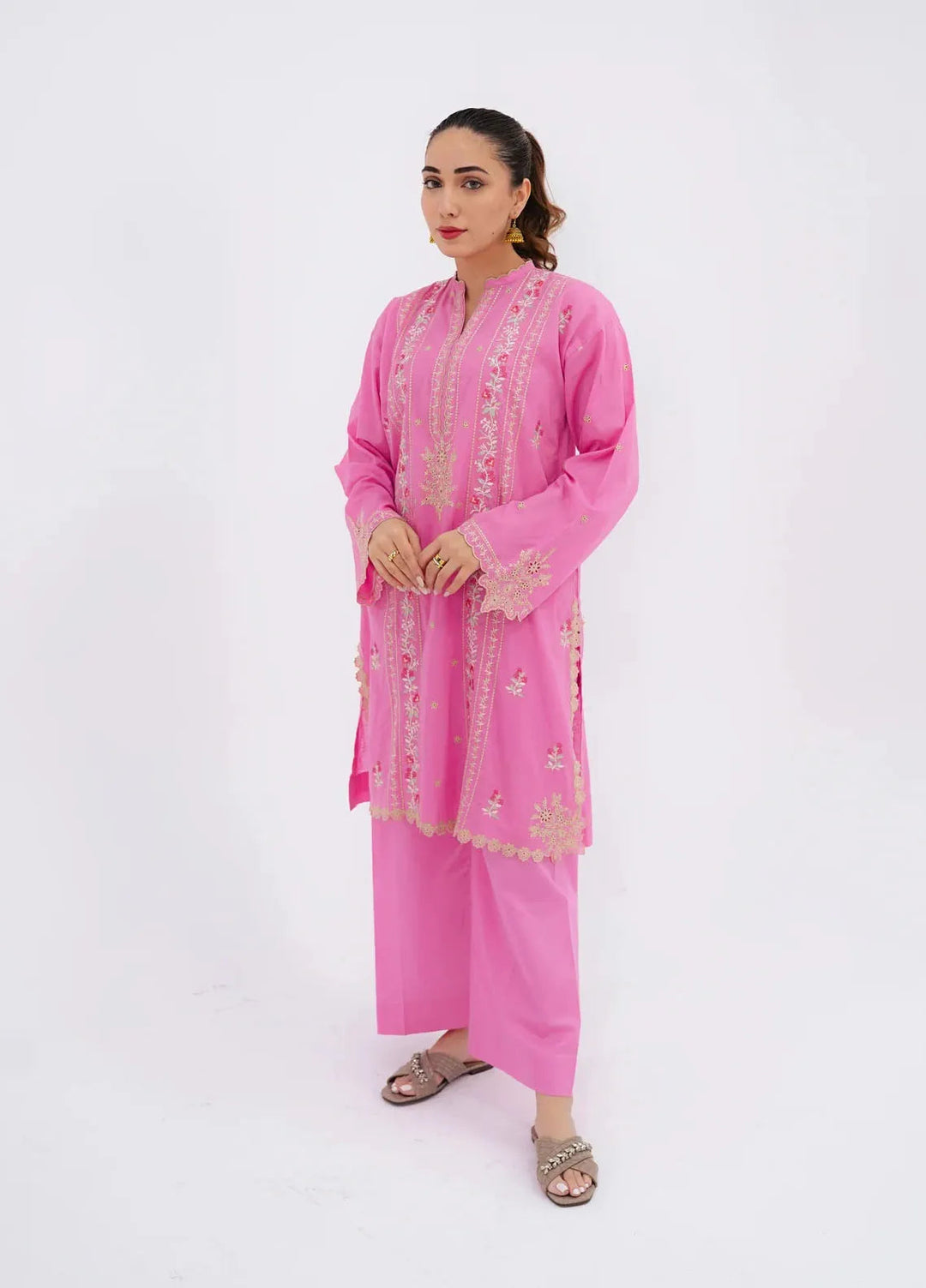 Lakhany Pret Embroidered Cambric 2 Piece Suit LG-IZ-0184