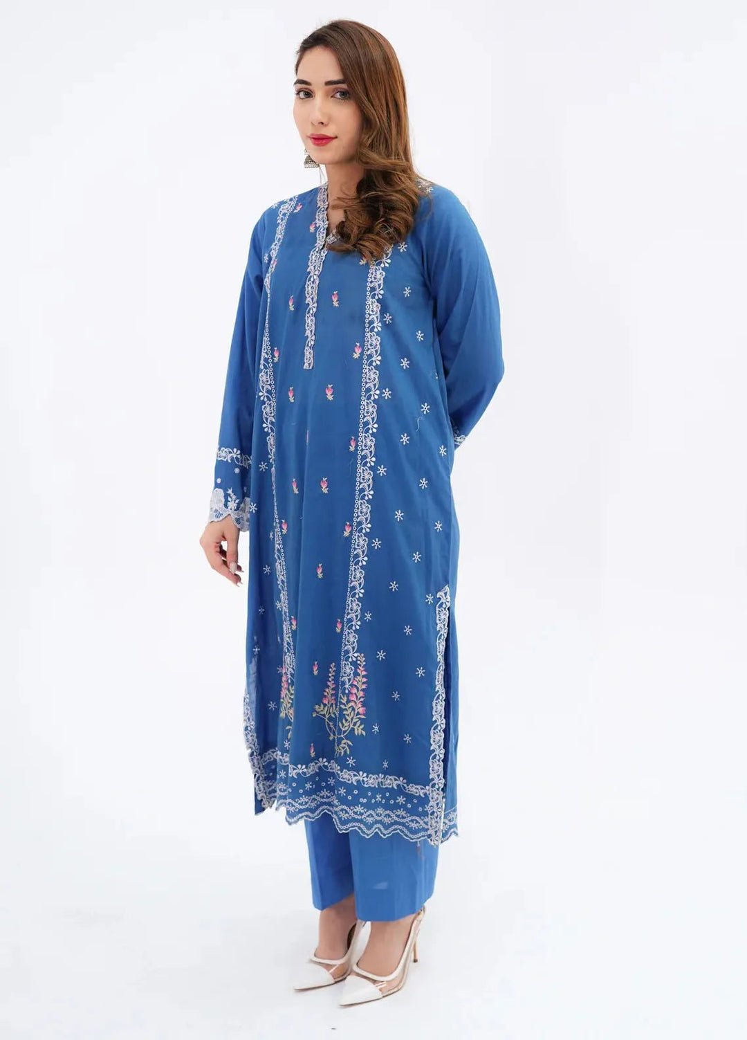 Lakhany Pret Embroidered Cambric 2 Piece Suit LG-IZ-0231