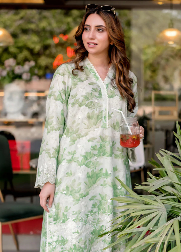 Lakhany Pret Embroidered Cambric 2 Piece Suit LG-MB-0003-W-PRT-2P