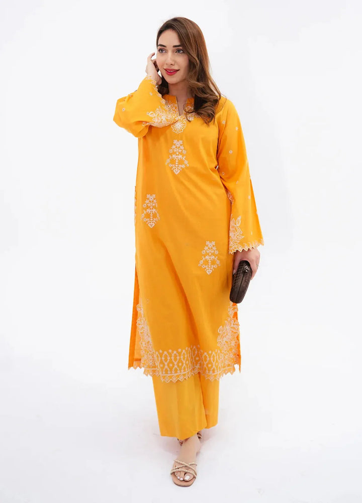 Lakhany Pret Embroidered Cambric 2 Piece Suit LSM-3751