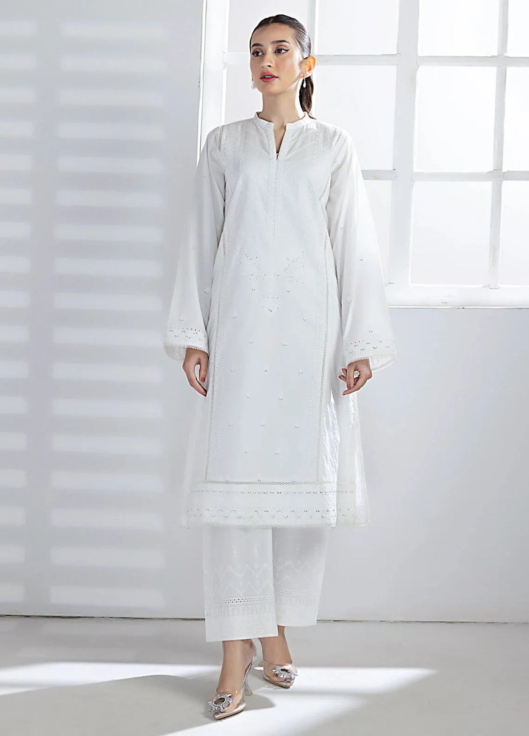 Lakhany Pret Embroidered Cambric Kurti LG-IZ-0109