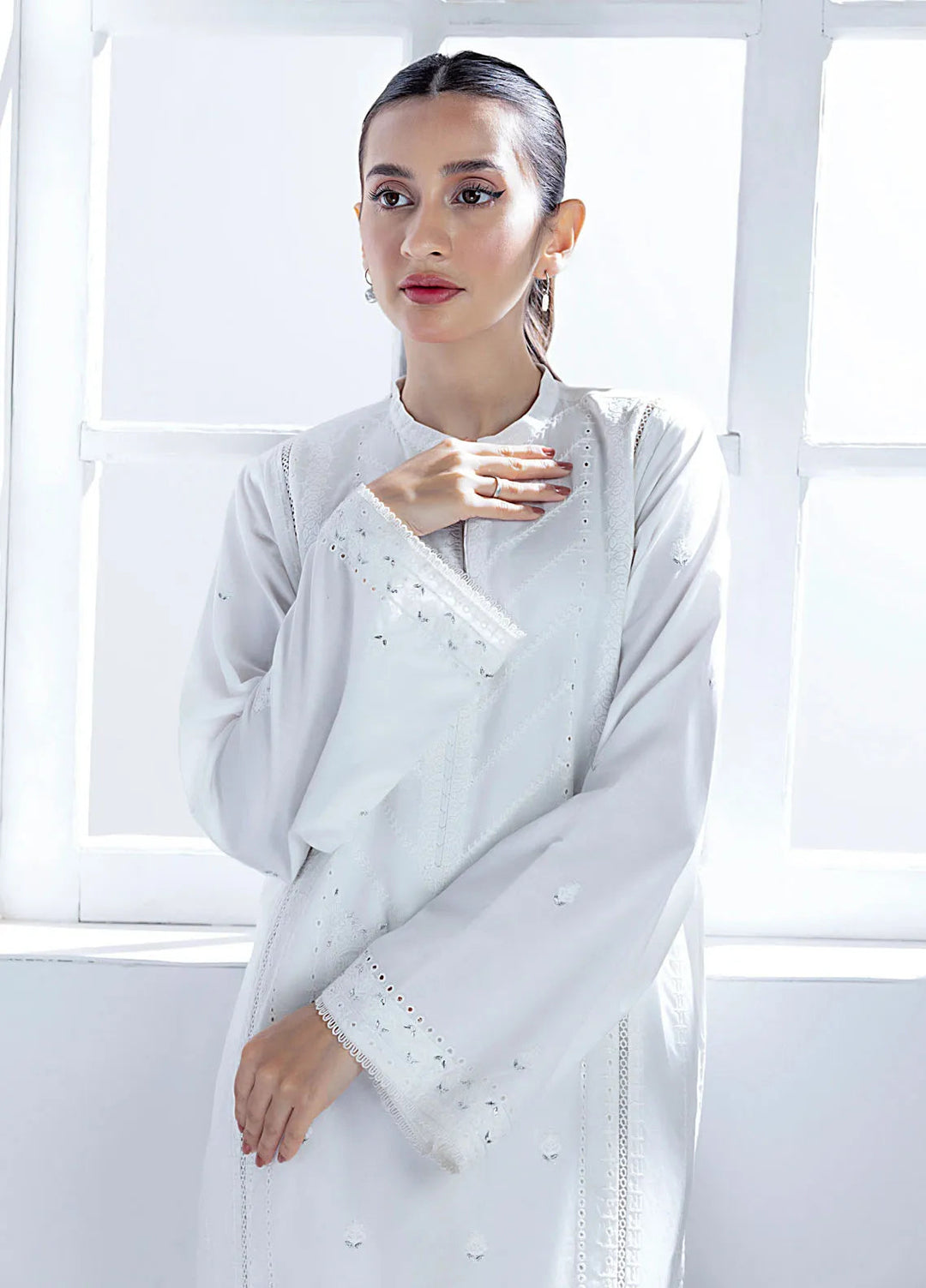 Lakhany Pret Embroidered Cambric Kurti LG-IZ-0109