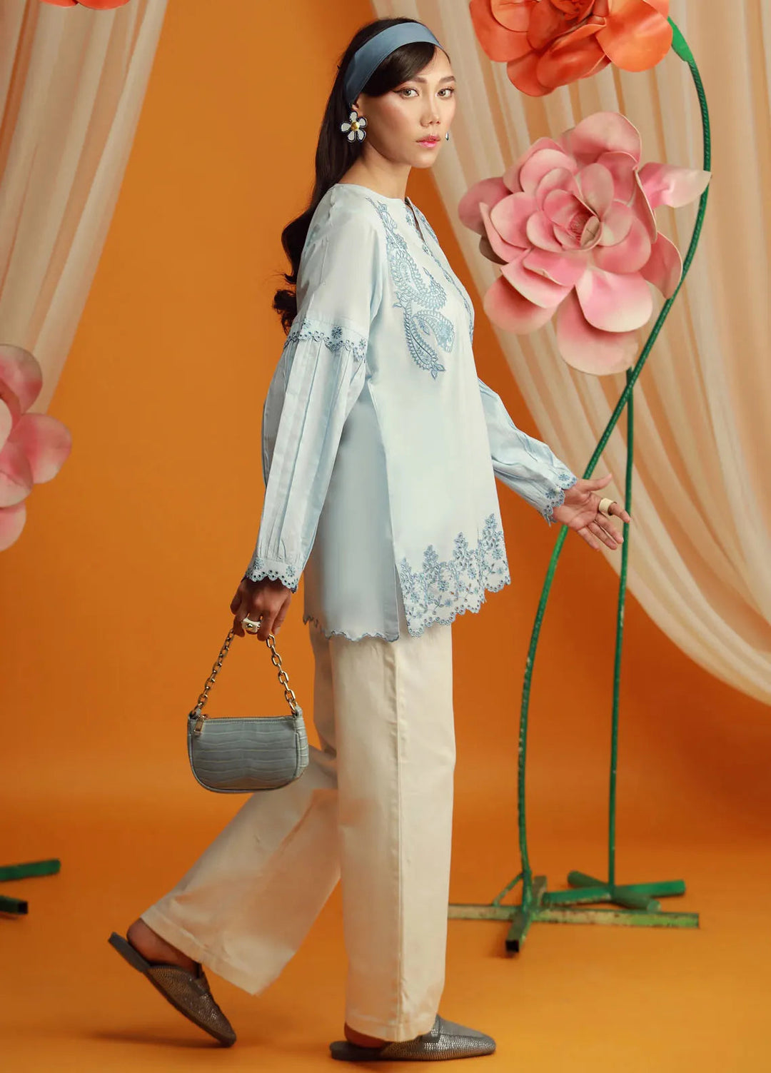 Lakhany Pret Embroidered Cambric Kurti LG-IZ-0219