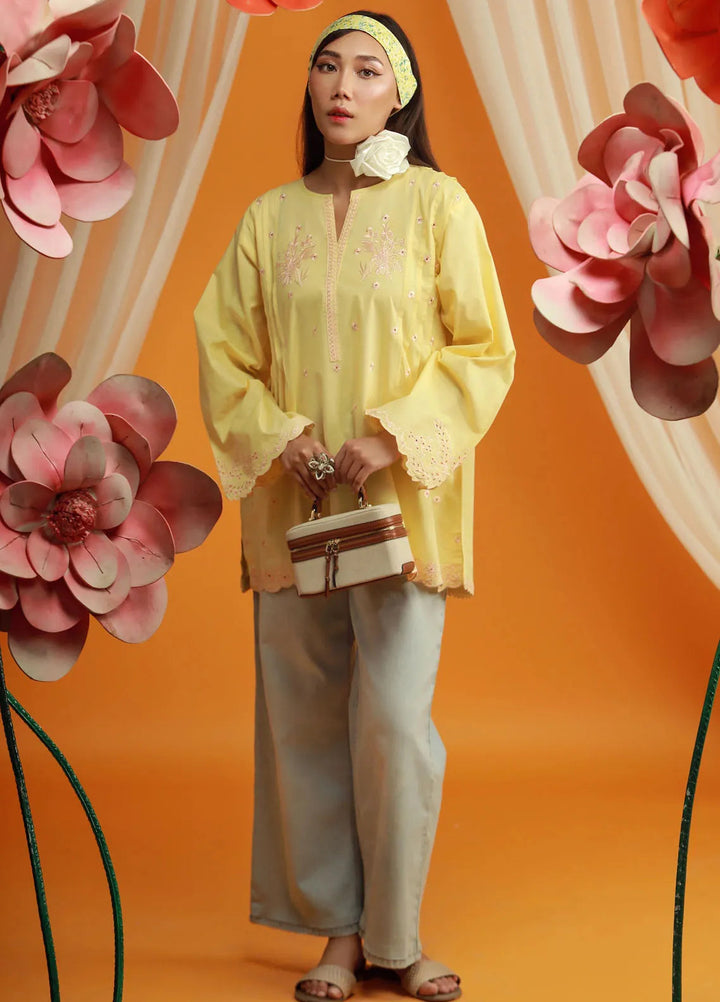 Lakhany Pret Embroidered Cambric Kurti LG-IZ-0220