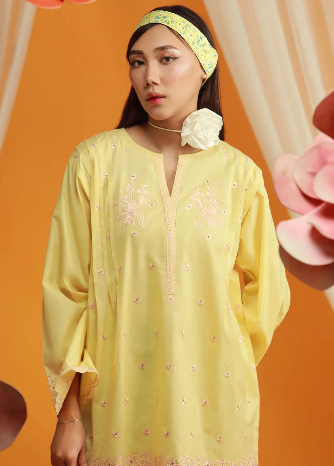 Lakhany Pret Embroidered Cambric Kurti LG-IZ-0220