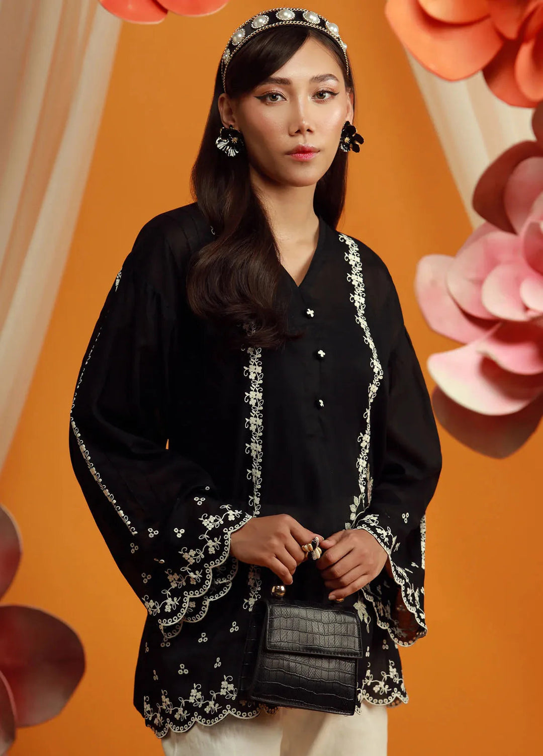 Lakhany Pret Embroidered Cambric Kurti LG-IZ-0240