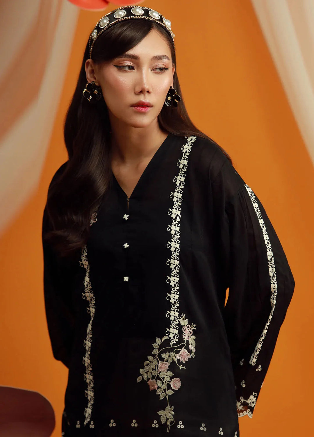 Lakhany Pret Embroidered Cambric Kurti LG-IZ-0240