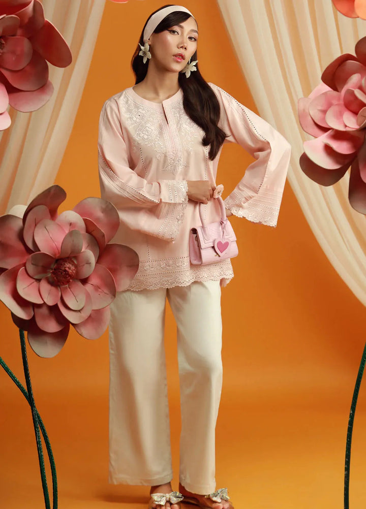 Lakhany Pret Embroidered Cambric Kurti LG-SK-0236