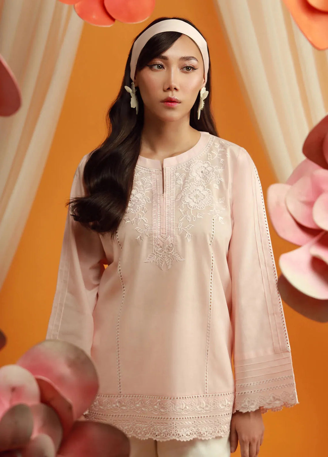 Lakhany Pret Embroidered Cambric Kurti LG-SK-0236