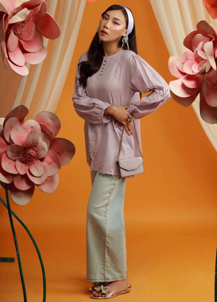 Lakhany Pret Embroidered Cambric Kurti LG-UB-0072