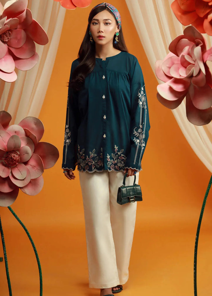 Lakhany Pret Embroidered Cambric Kurti LG-UB-087