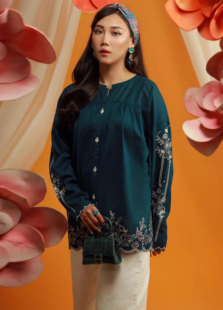 Lakhany Pret Embroidered Cambric Kurti LG-UB-087