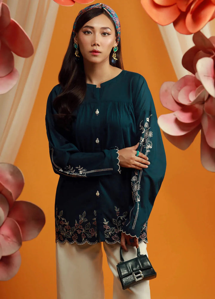 Lakhany Pret Embroidered Cambric Kurti LG-UB-087