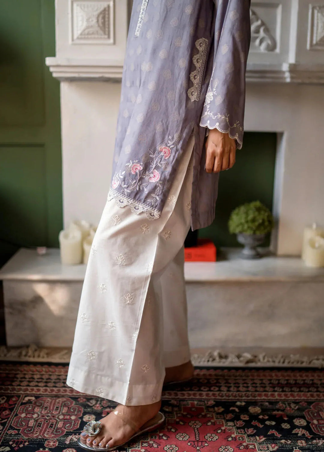 Lakhany Pret Embroidered Cotton Jacquard Shirt LG-IZ-0277