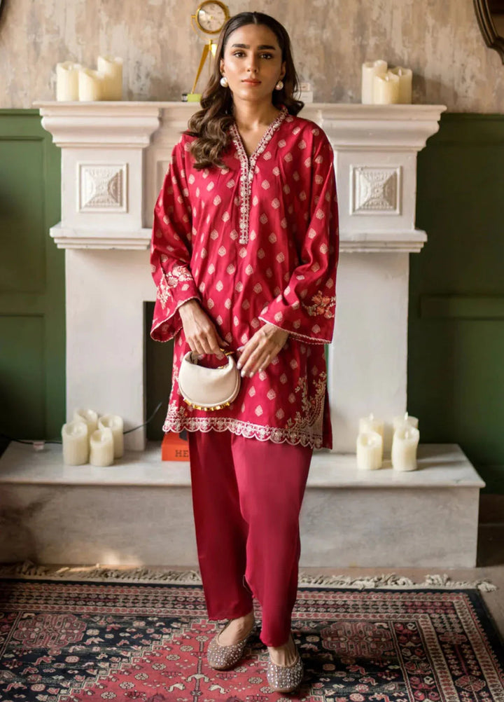 Lakhany Pret Embroidered Cotton Jacquard Shirt LG-UB-0108