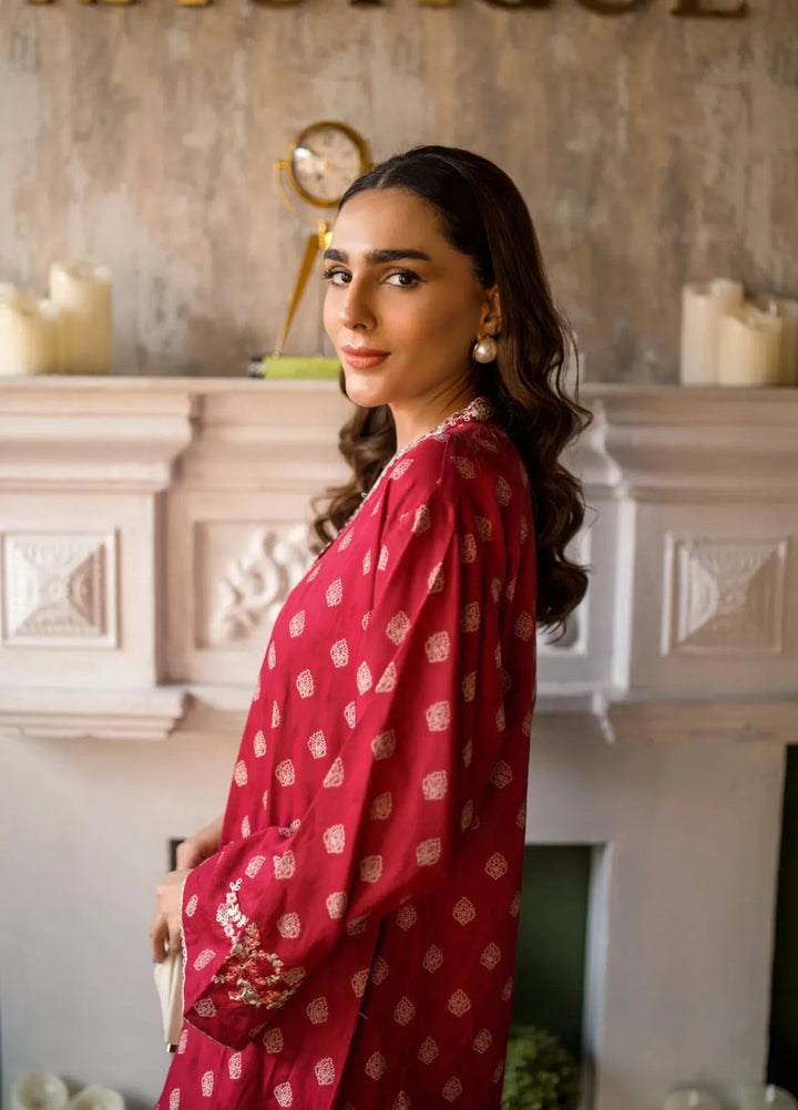 Lakhany Pret Embroidered Cotton Jacquard Shirt LG-UB-0108