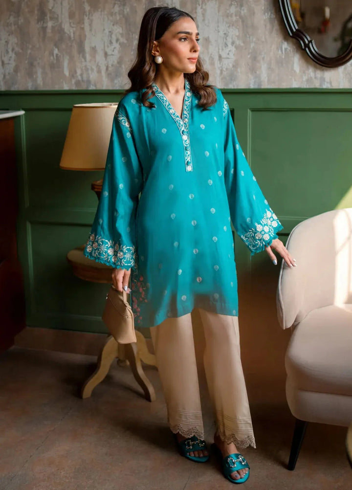 Lakhany Pret Embroidered Cotton Jacquard Shirt LG-UB-0110