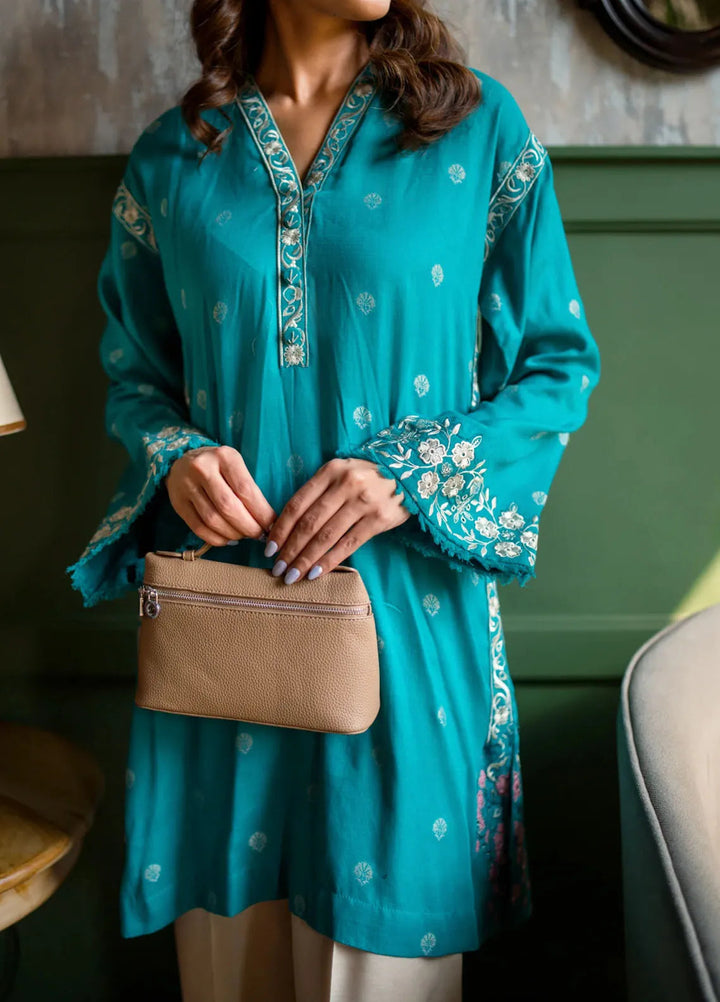 Lakhany Pret Embroidered Cotton Jacquard Shirt LG-UB-0110