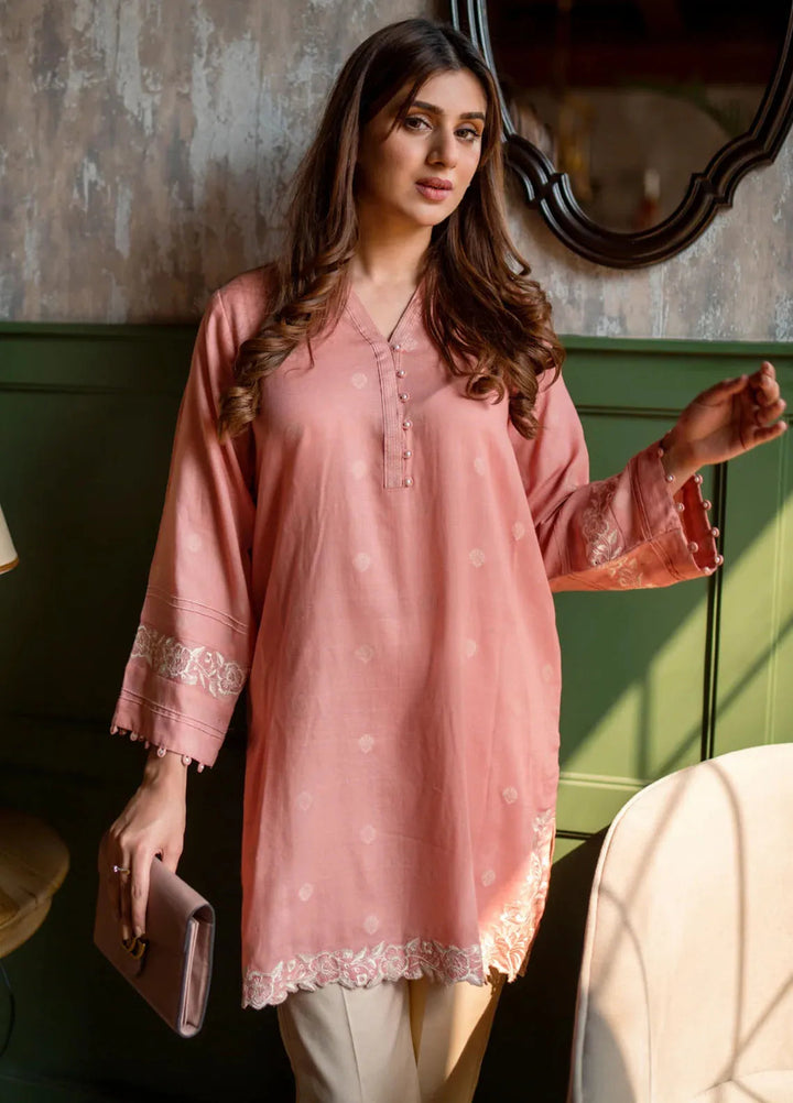Lakhany Pret Embroidered Cotton Jacquard Shirt LG-UB-0112