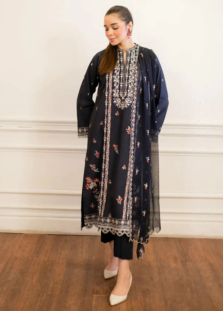 Lakhany Pret Embroidered Cotton Net 3 Piece Suit LG-IZ-0267-W-EMB-3P