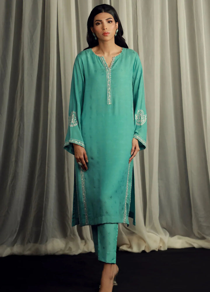 Lakhany Pret Embroidered Jacquard 2 Piece Suit LG-IZ-0188-W-EMB-2P
