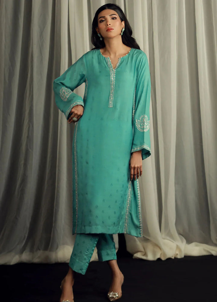 Lakhany Pret Embroidered Jacquard 2 Piece Suit LG-IZ-0188-W-EMB-2P