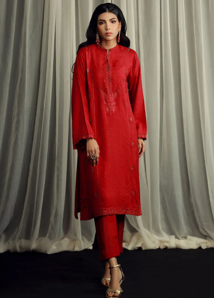 Lakhany Pret Embroidered Jacquard 2 Piece Suit LG-SK-0190-W-EMB-2P