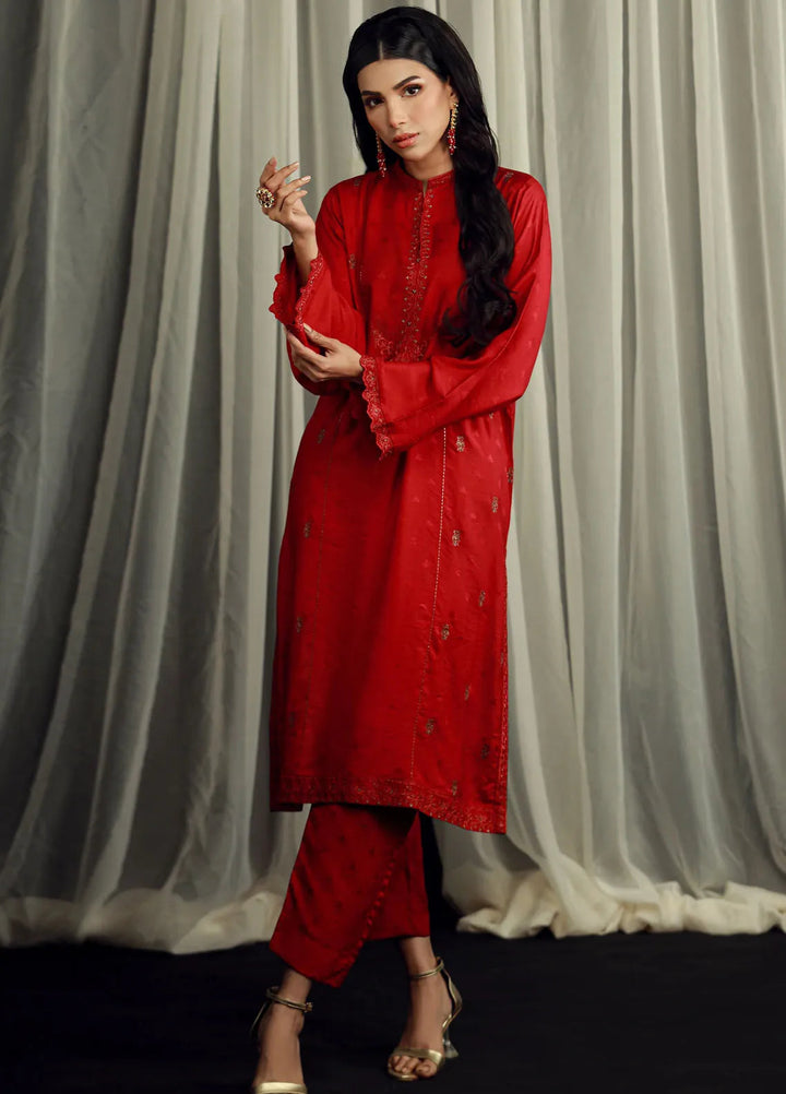 Lakhany Pret Embroidered Jacquard 2 Piece Suit LG-SK-0190-W-EMB-2P