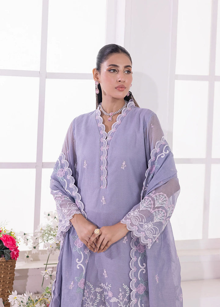 Lakhany Pret Embroidered Khaddi Net 3 Piece Suit LG-IZ-0318