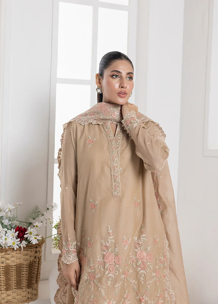 Lakhany Pret Embroidered Khaddi Net 3 Piece Suit LG-UB-0137