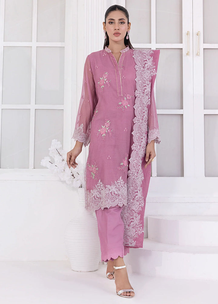 Lakhany Pret Embroidered Khaddi Net 3 Piece Suit LG-UB-0140