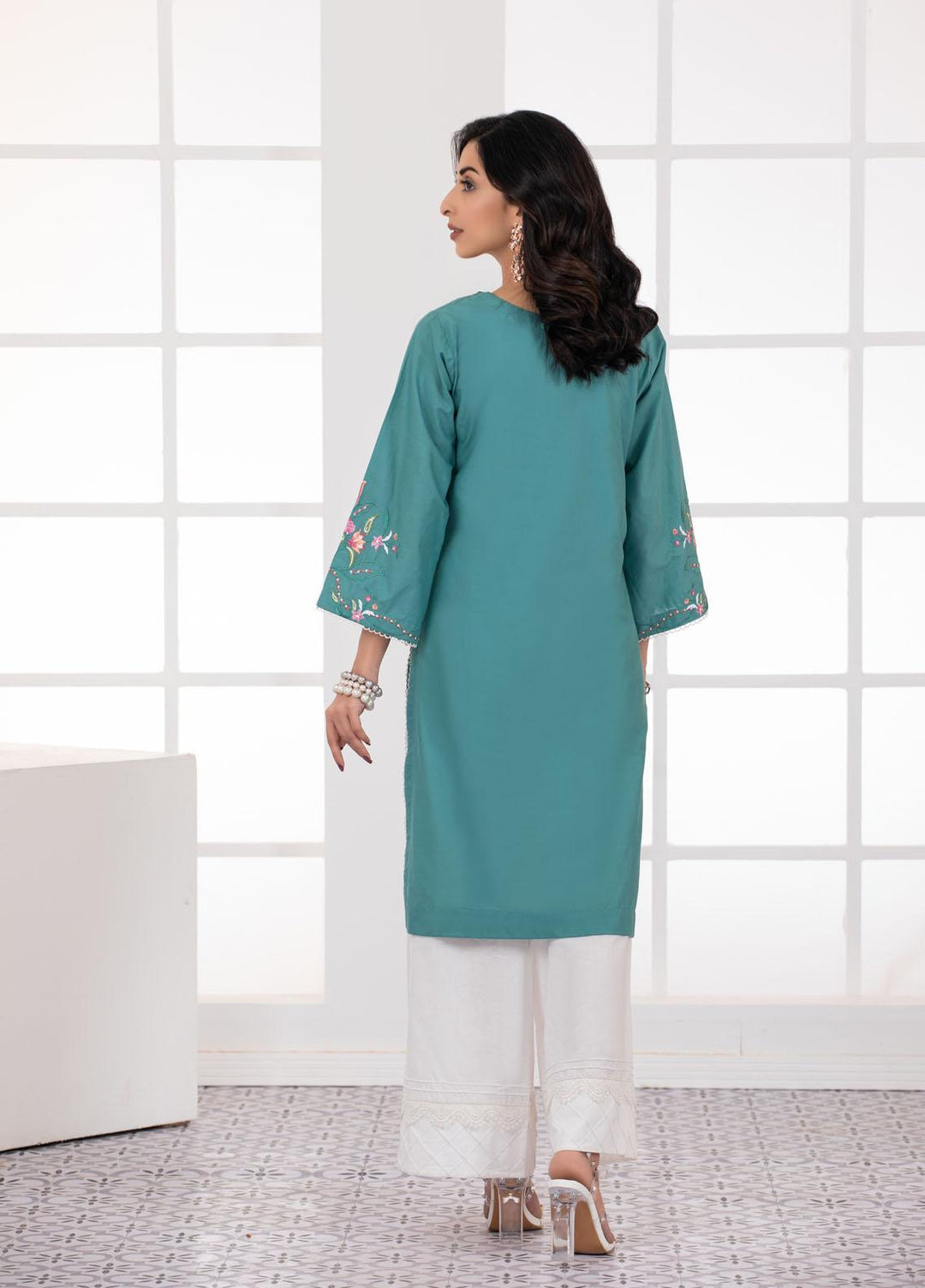Lakhany Casual Pret Embroidered Cotton Kurtis LSM-2797