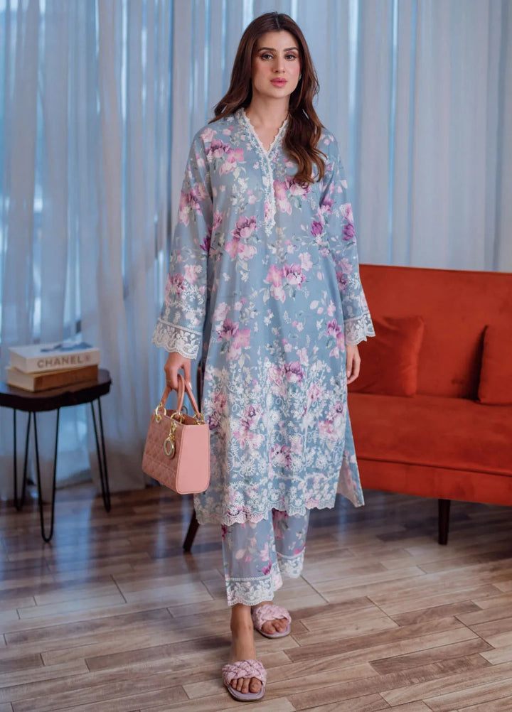 Lakhany Pret Embroidered Lawn 2 Piece Suit LG-IZ-0247